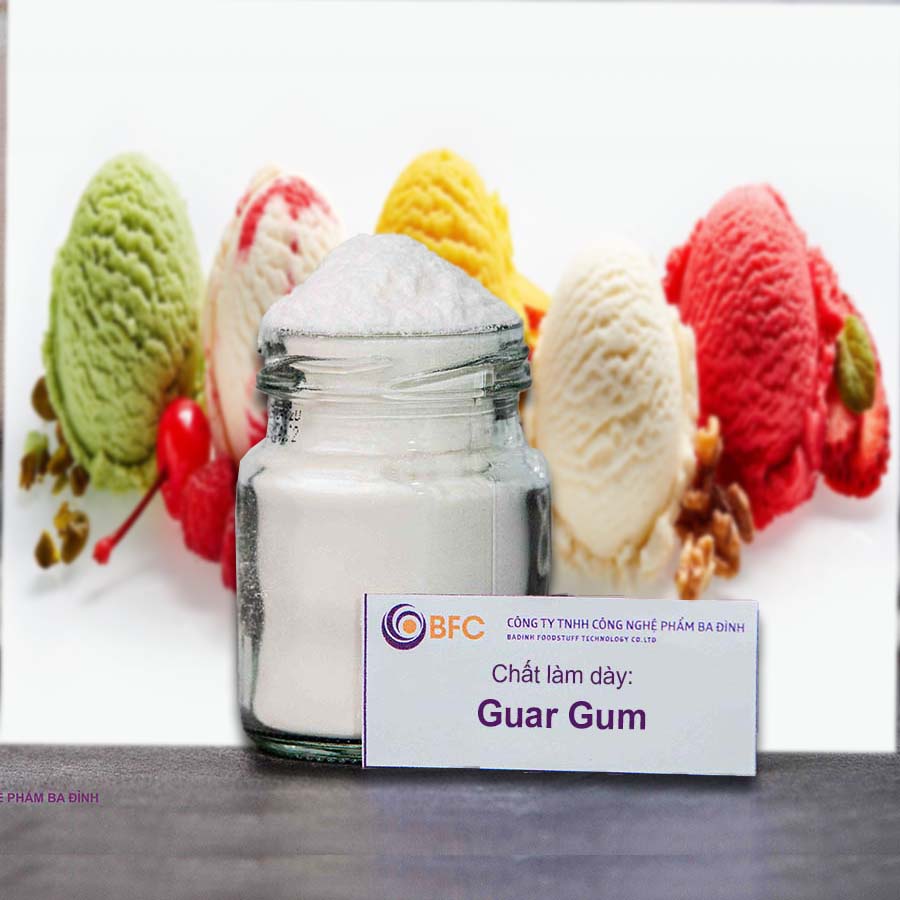 Chất làm dày E412 Guar Gum Công ty cổ phần công nghệ phẩm Ba Đình