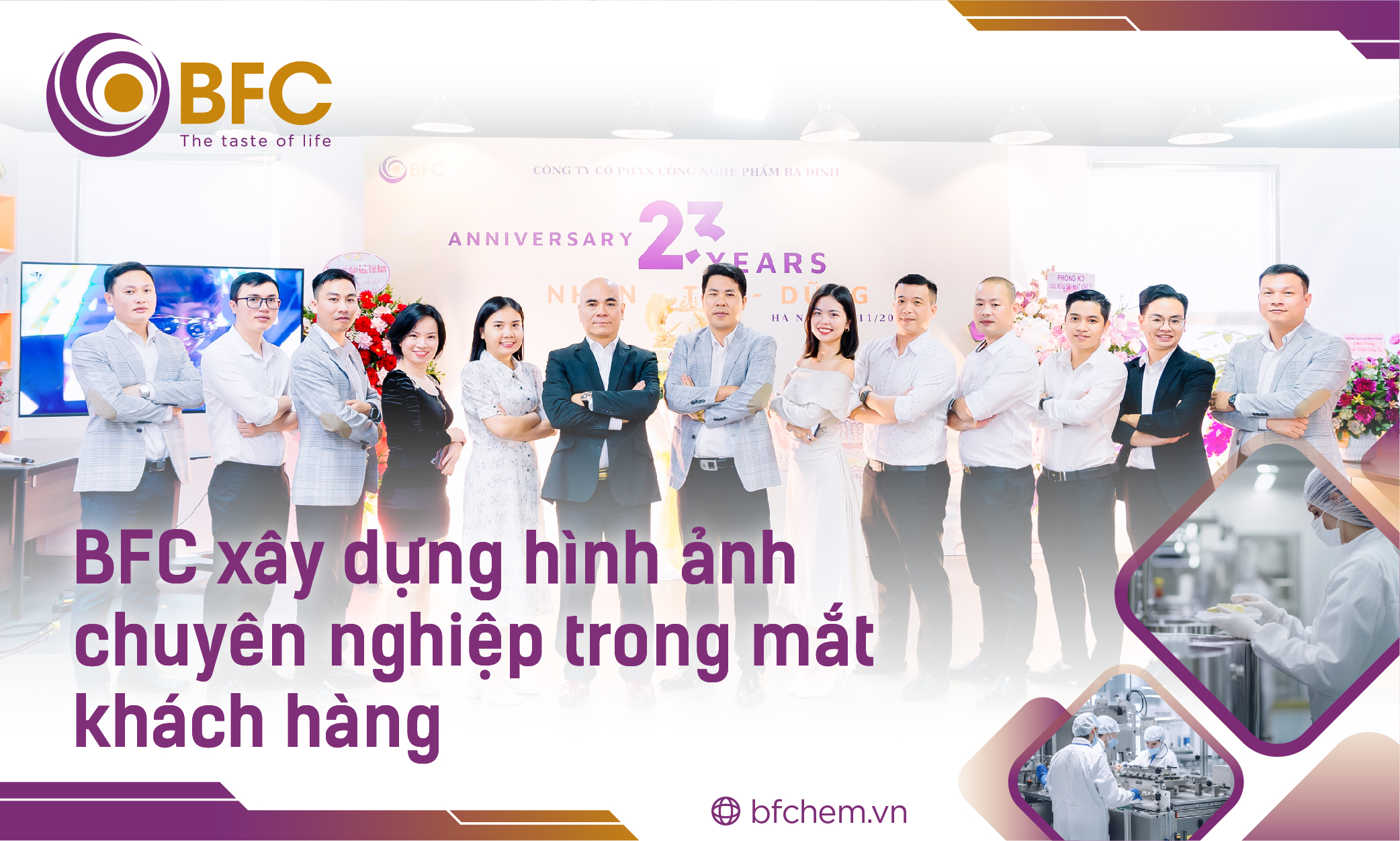BFC xây dựng hình ảnh chuyên nghiệp trong mắt khách hàng