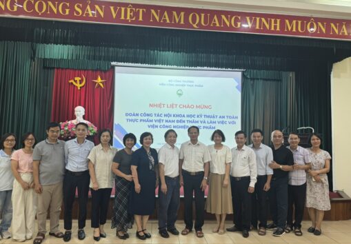 VINAFOSA VÀ FIRI TĂNG CƯỜNG HỢP TÁC KHOA HỌC – CÔNG NGHỆ AN TOÀN THỰC PHẨM