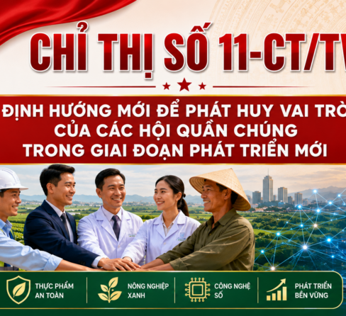 ĐỊNH HƯỚNG MỚI ĐỂ PHÁT HUY VAI TRÒ CỦA CÁC HỘI QUẦN CHÚNG TRONG GIAI ĐOẠN PHÁT TRIỂN MỚI