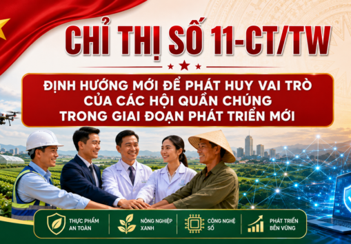 ĐỊNH HƯỚNG MỚI ĐỂ PHÁT HUY VAI TRÒ CỦA CÁC HỘI QUẦN CHÚNG TRONG GIAI ĐOẠN PHÁT TRIỂN MỚI