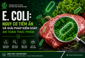 E. COLI – MỐI NGUY VI SINH TRONG THỰC PHẨM